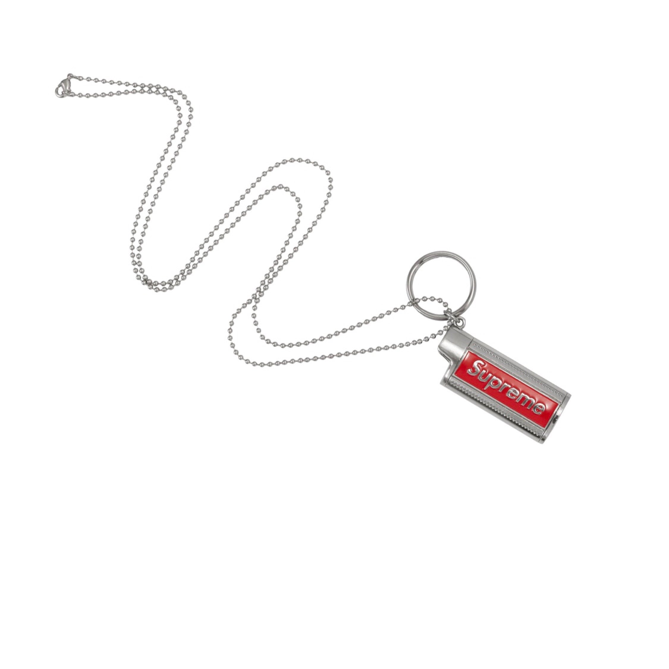 Supreme metal lighter deals holster silver