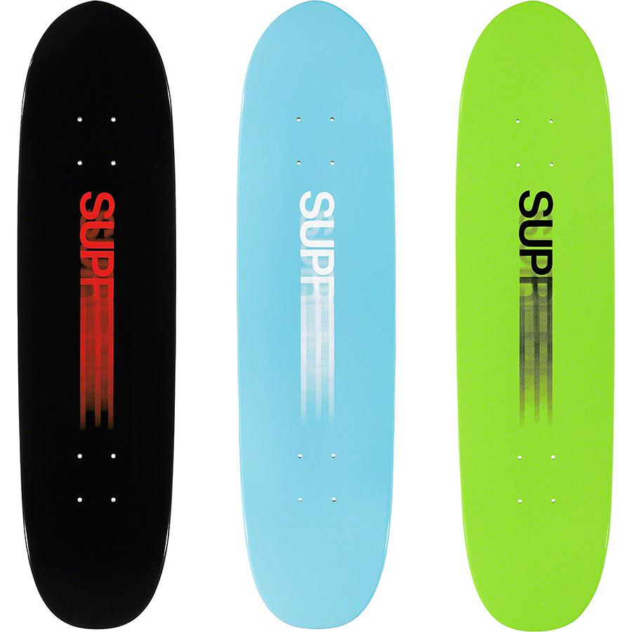 Supreme Motion Logo Cruiser Skateboard Deck (Set of 3) Black, Blue